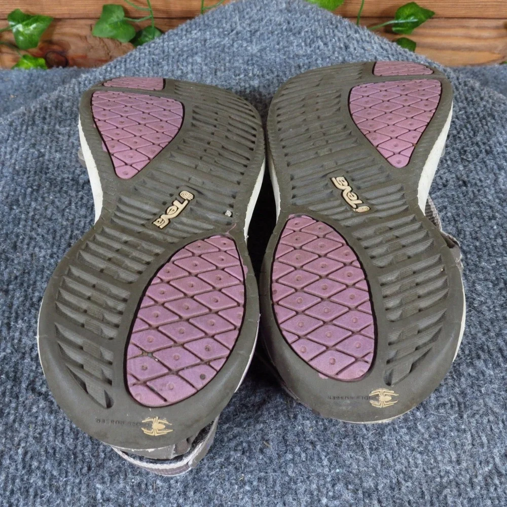 Teva Ewaso Women Sport Sandal Size 7 Outdoor Hiking Water Shoe Gray Purple